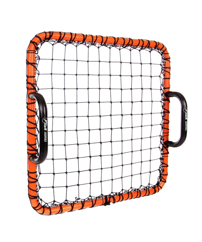 FLICK Handheld Football Rebounder – Light-Weight Goalkeeper Training Equipment – Portable Soccer Rebounder Net – Multi Sport Use Netball Training Equipment