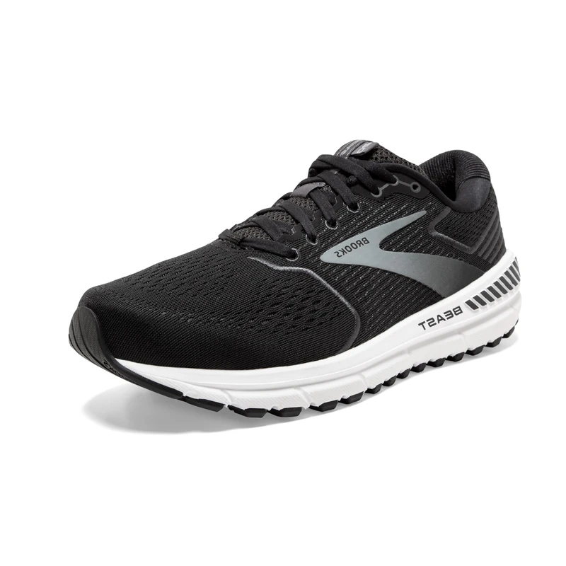 Brooks 1103274E Men’s Running Shoe, Black/Ebony/Grey, 10 UK