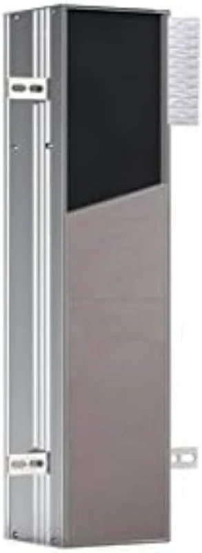 Emco Asis Plus 975611006 Module 658 mm (Left Door Hinge Integrated Brush, Can be Tiled, Flush-Mounted Model, Compartment for Toilet Paper) Aluminium Normal