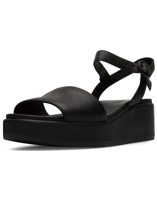 Camper Misia-K200564 Women Sandal, Black, 8 UK