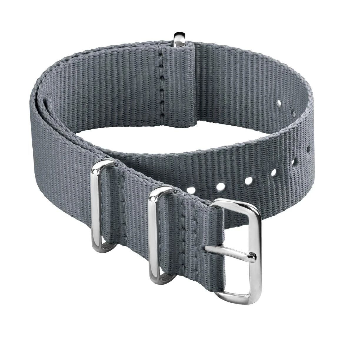 Archer Watch Straps - Classic Nylon NATO Watch Bands (Gray, 18mm)