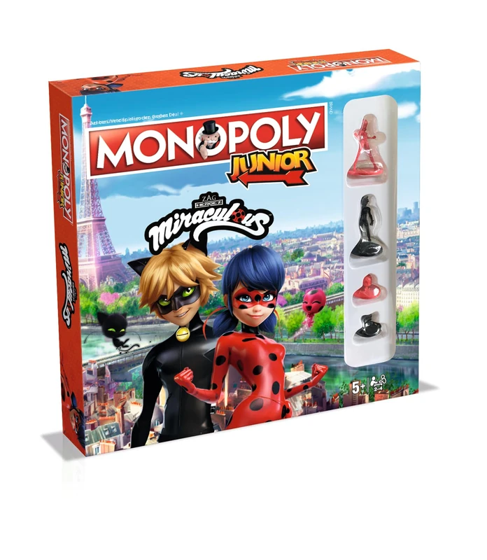 Winning Moves Monopoly Junior Miraculous Board Game