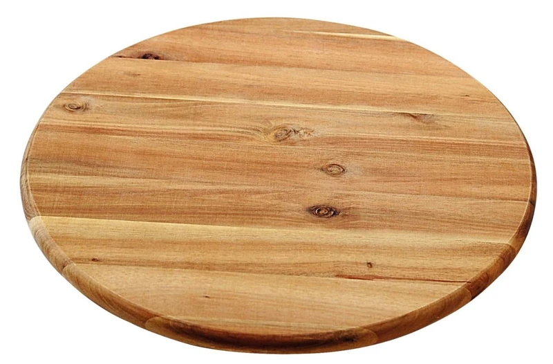 Turntable 40 cm H = 4 cm acacia wood FSC