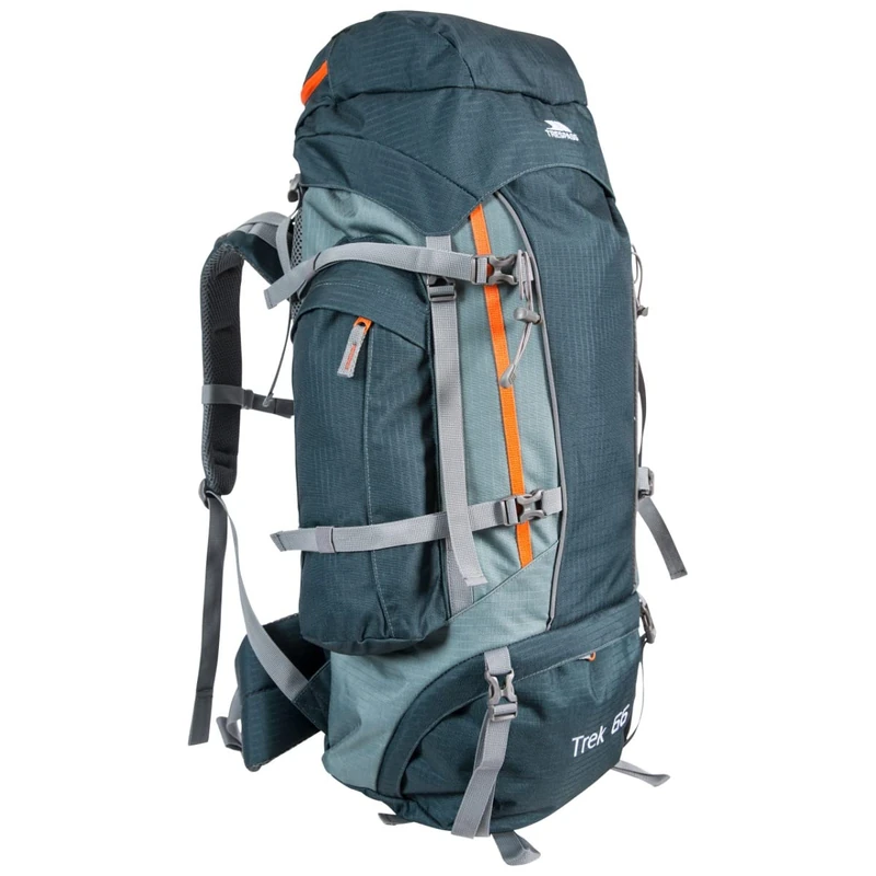 Trespass 66L Black Rucksack Trek