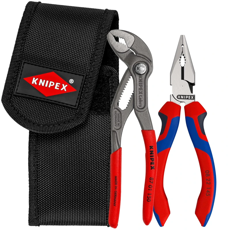KNIPEX Mini Pliers Set in Belt Tool Pouch, 00 20 72 V06