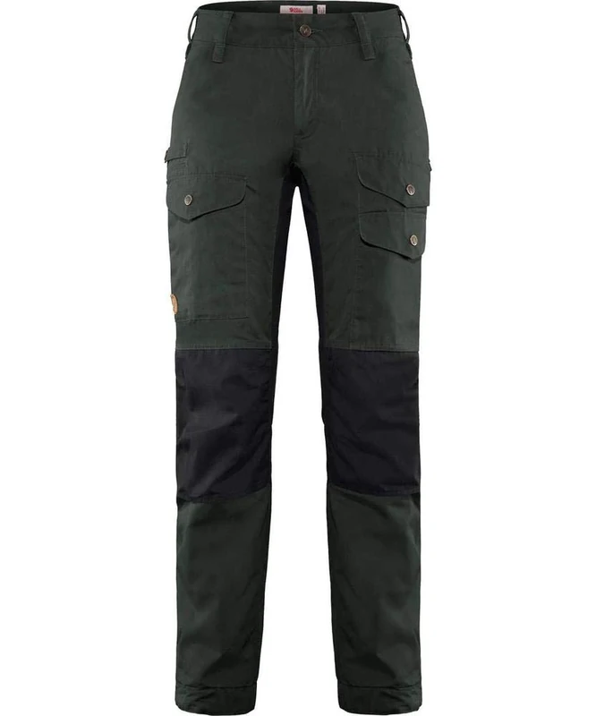 FJALLRAVEN 89330-633 Vidda Pro Ventilated TRS W Reg Pants Women's Dark Olive Size 40 - Image 1