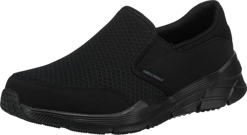 Skechers EQUALIZER 4.0, Men's EQUALIZER 4.0, Black (Black Mesh/Pu/Black Trim Bbk), 8.5 UK (42.5 EU)