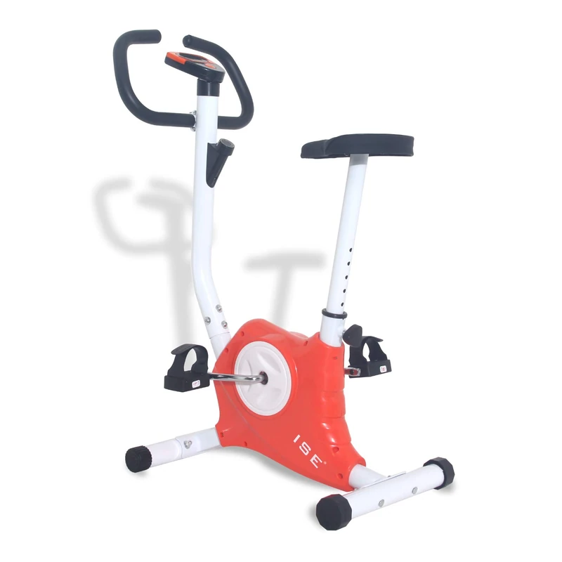 ISE Exercise Bike, F-Bike Bicycle Fitness Bike Cardio Trainer for Office/Home, SY-8018 (Orange) - Image 1