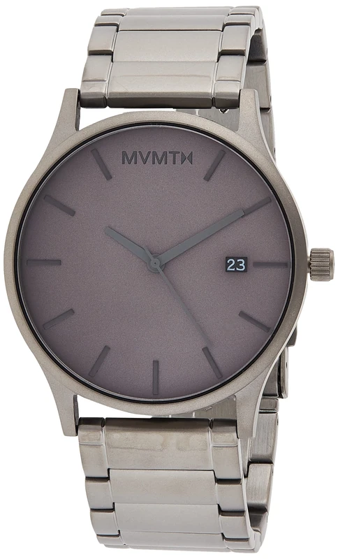 MVMT Analogue Quartz Watch for Men with Grey Stainless Steel Bracelet - D-MM01-GR