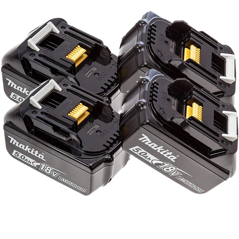 Makita Genuine BL1850 18V 5.0Ah Battery Four Pack For Makita DGA456Z, DGA452Z - Image 1