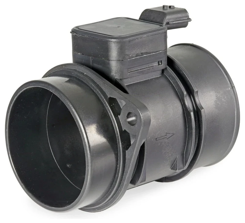HELLA 8ET 358 095-131 Air Mass Sensor - 4-pin connector - Pipe-neck