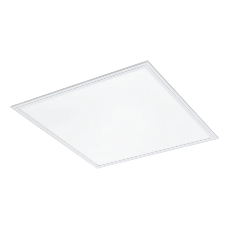 Eglo LED Ceiling Light Panel Salobrena-M with Motion and Daylight Sensor, Flush Mount Ceiling lamp Made of White Aluminium and Plastic, Kitchen Lighting, Neutral White, 24 x 24