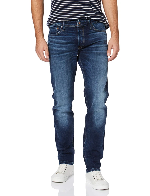 Jack & Jones NOS Men's Jjimike Jjoriginal Jos 311 Noos Slim Jeans, Blue (Blue Denim Denim), W28/L32 (Manufacturer size: 28)