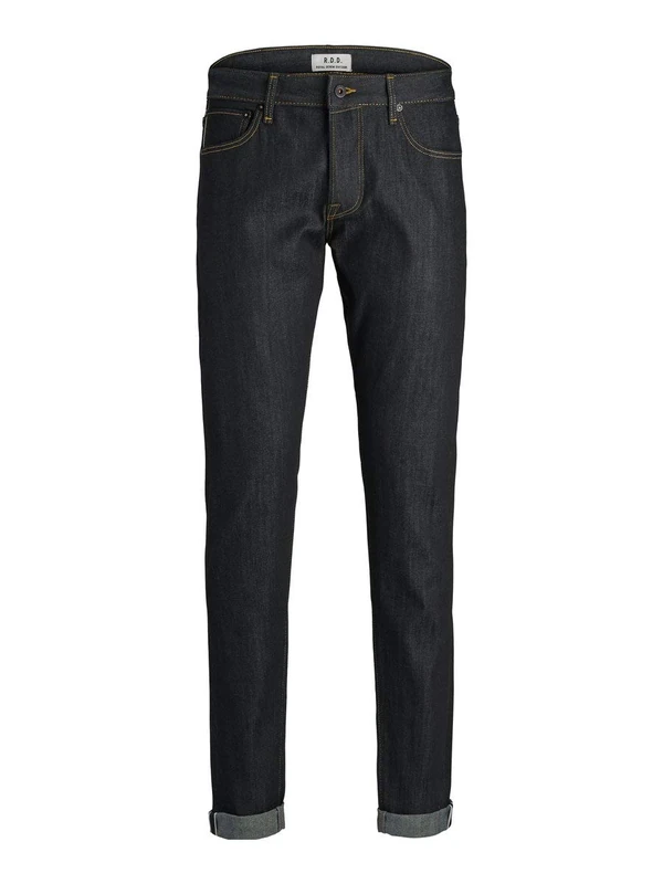 JACK & JONES NOS Men's Jjiglenn Jjroyal R214 Rdd Noos Slim Jeans, Blue (Blue Denim Denim), W28/L32 (Manufacturer Size: 28)
