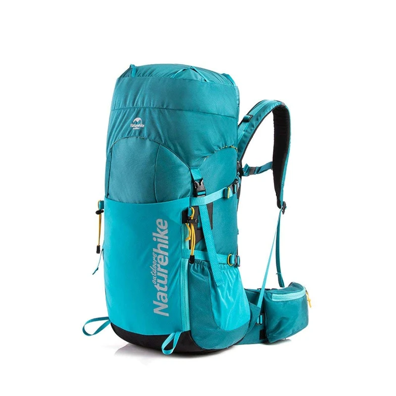 Naturehike Unisex Trekking Backpack 45L Travel Outdoor Professional Trekking Bag with Hanging System for Camping Hiking (Blue/Turquoise, 45 Litres)