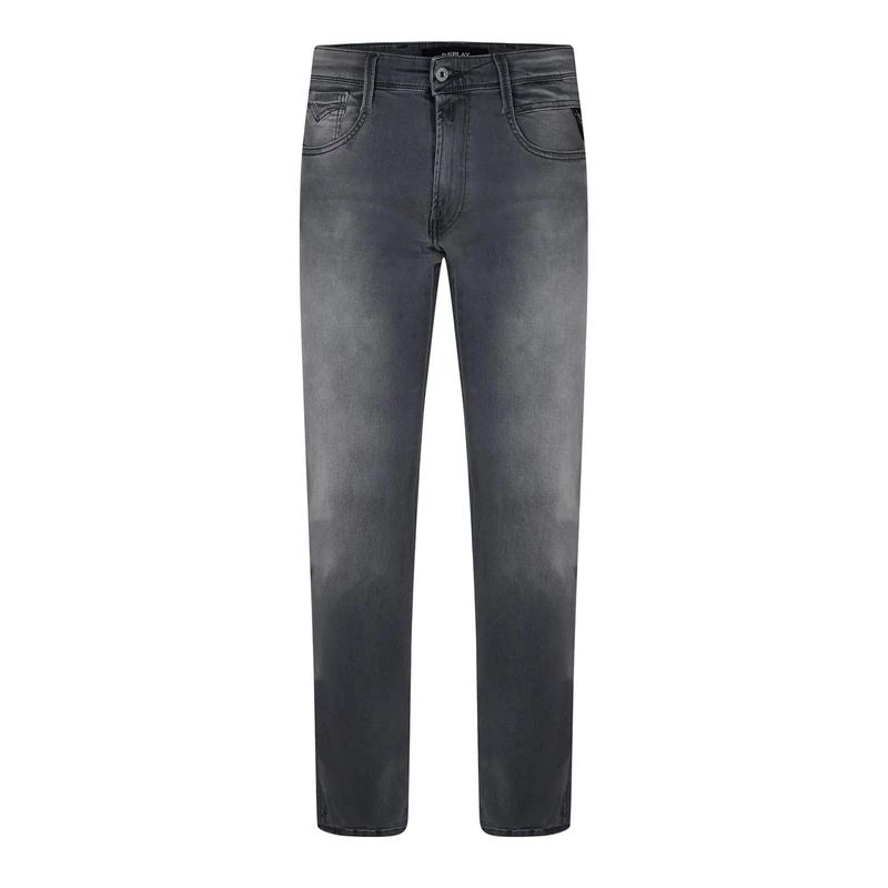 Replay Men's Anbass Slim Jeans, Grey (Dark Grey 096), 28W 34L UK