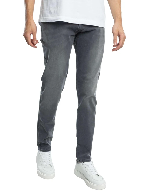 Replay Men's Anbass Slim Jeans, Grey (Dark Grey 096), 34W 36L UK