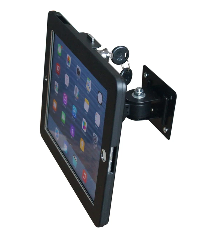 System-S Lockable Wall Mount for iPad Air 1-2 iPad Pro 9.7 inch Black
