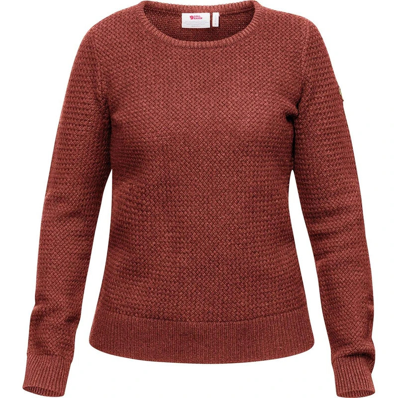 Fjallraven Övik Structure Sweater W Sweatshirt - Terracotta Pink, M