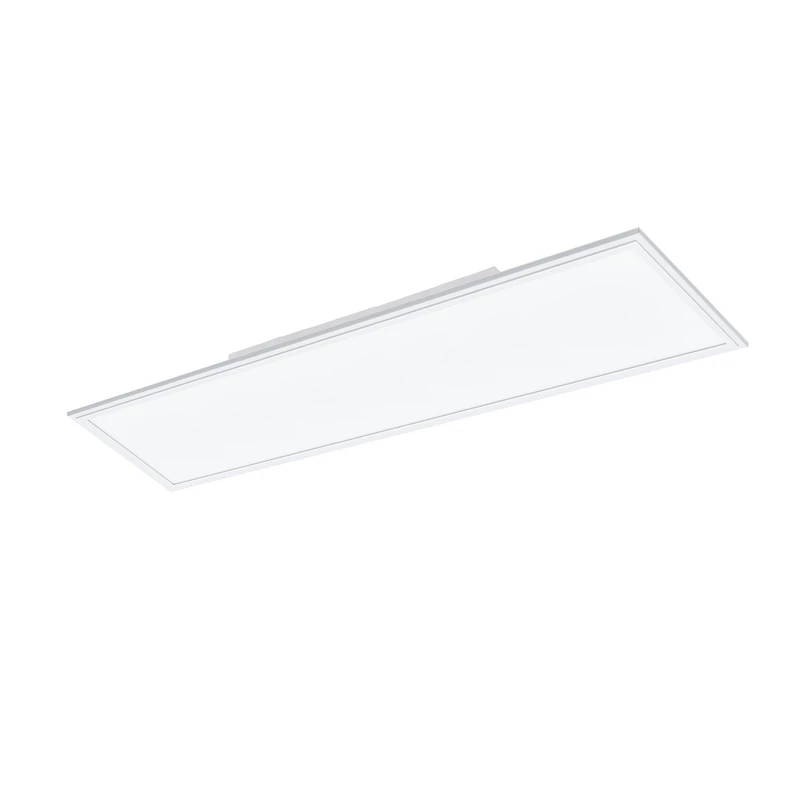 Eglo Access LED Ceiling Light Salobrena-A, 1-Flame wall lamp, LED Ceiling lamp in White Aluminium and Plastic, with Remote, Colour Temperature Change (Warm, Neutral, Cold), dimmable, 120 cm Long
