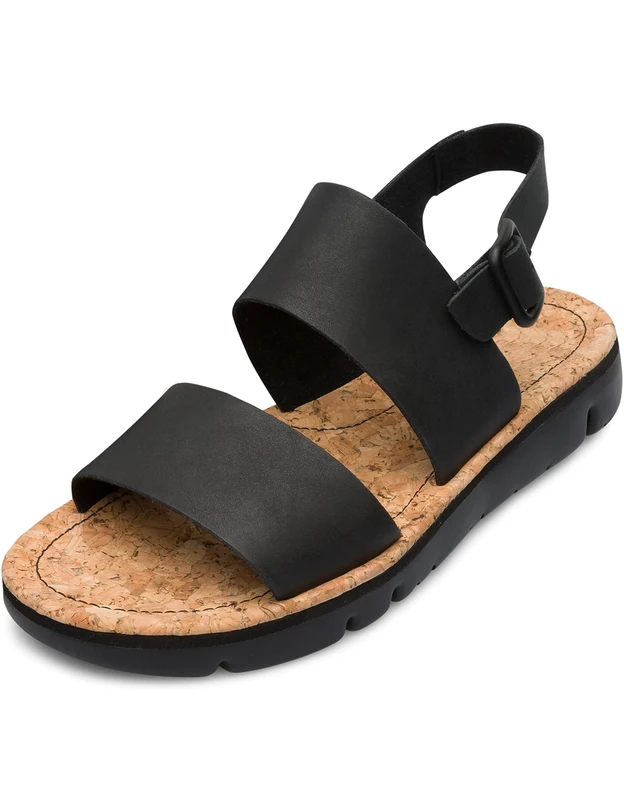 Camper Women's Oruga Sandal K201038 Sandal, Black 001, 3 UK