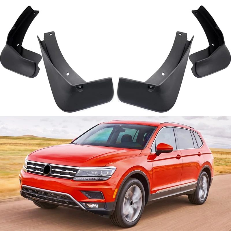 MOERTIFEI Car Mudguard Fender Mud Flaps Splash Guards Compatible with VW Tiguan 2018 2019 2020 2021 2022 2023 2024(Not fit a Tiguan R-Line)