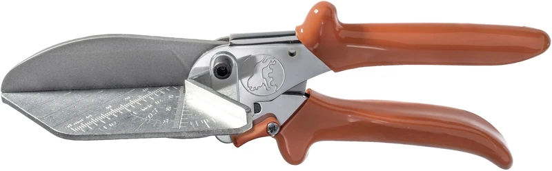 Original LÖWE Mitre Scissors 3.304/HÜ with Lever Transmission and 45° Stops, for Professional use in Industry and Crafts, Suitable for mitre cuts in Flat Hard Strips