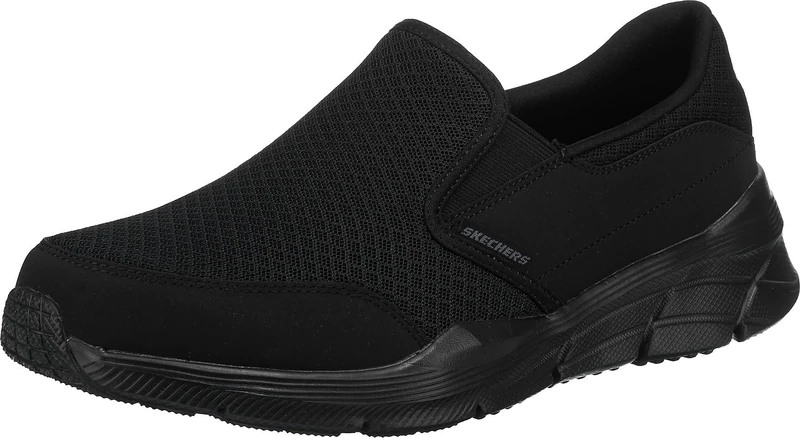 Skechers EQUALIZER 4.0, Men's EQUALIZER 4.0, Black (Black Mesh/Pu/Black Trim Bbk), 10.5 UK (45.5 EU)