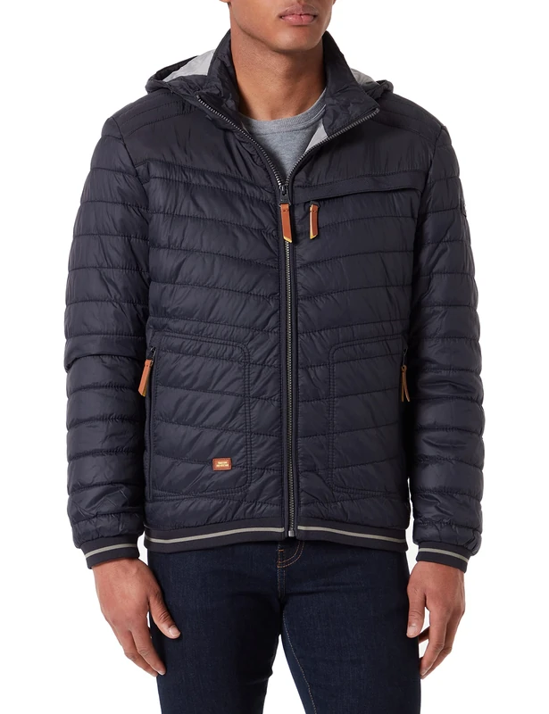 camel active Men's Jacket, Blue, Manufacturer Size: 34