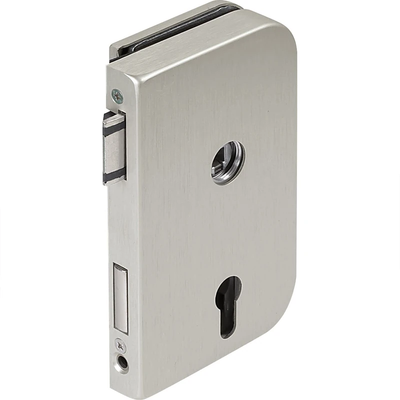 Dorma Glas 81126115799 GTS, PZW, re, AL6 Junior Office PZ Lock with Change, Right, Stainless Steel Effect (11.261), rechts - Image 1