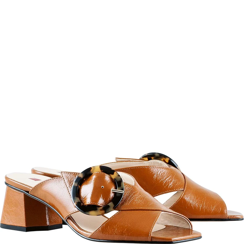 HÖGL Women's Aria Mules, Nougat, 2.5 UK