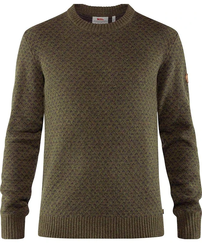Fjallraven Övik Nordic Sweater M Sweatshirt - Green, XX-Large