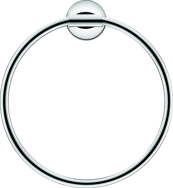 Duravit Starck T Wall Mounted Towel Ring Chrome One Size