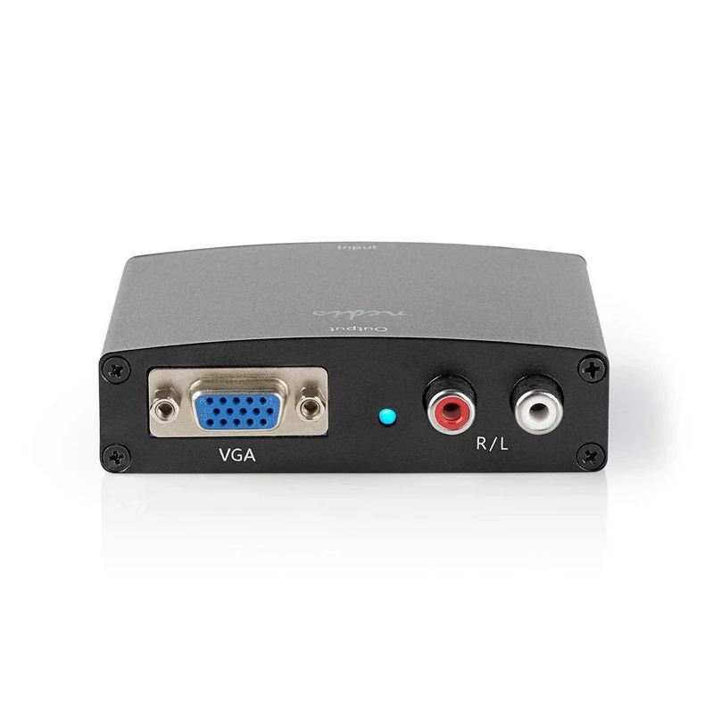 NEDIS HDMI™ Converter - HDMI™ Input - VGA / 2x RCA Socket - 1-Way - 1280 x 768-1.65 Gbps - Aluminium - Anthracite