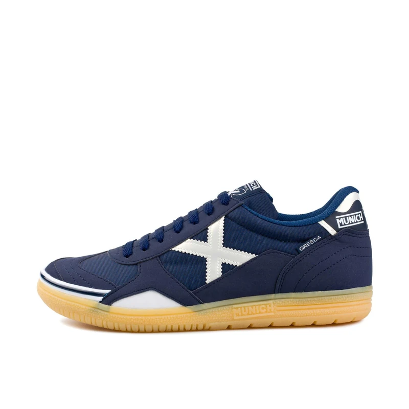 Munich Unisex Adult Gresca Low-Top Sneakers, Navy Blue, 16.5 UK - Image 1