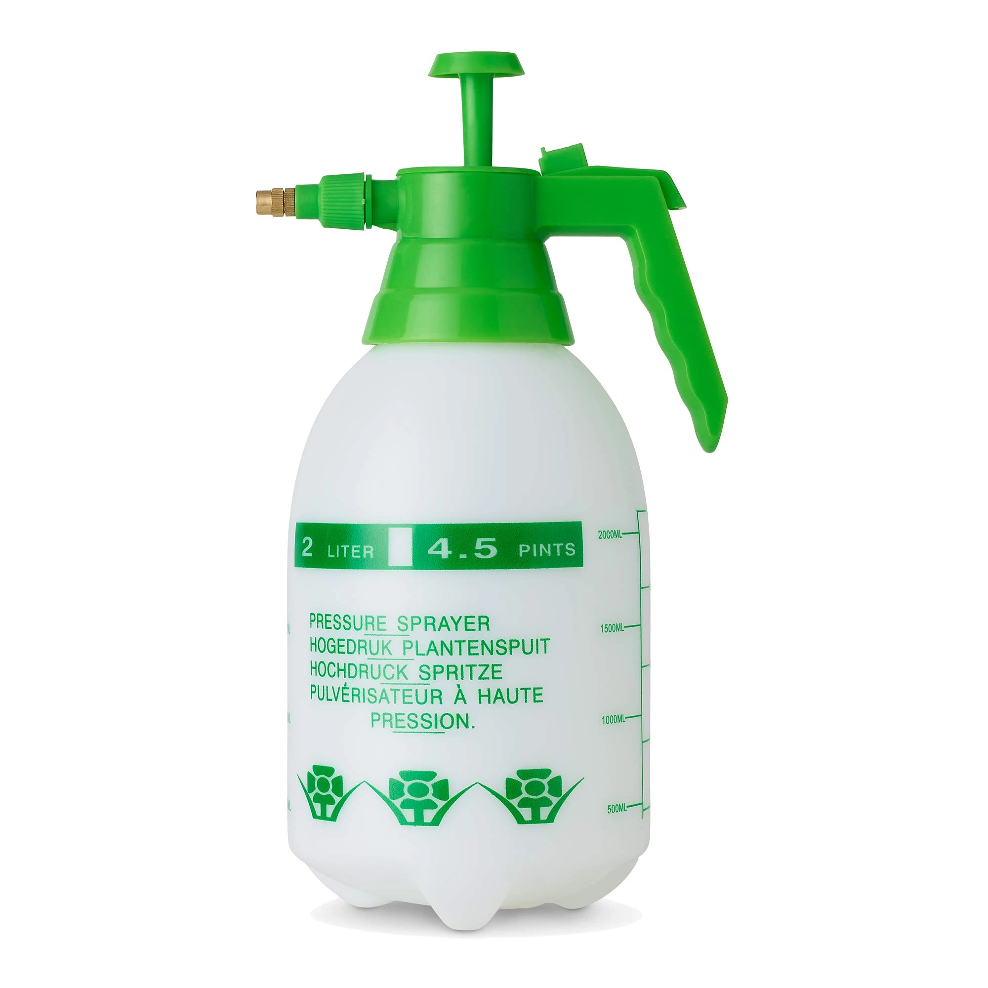 SA Products Pump Action Pressure Sprayer - Weed Killer Sprayer Pump for Fertiliser, Pesticides, Fungicides, Cleaning - Garden Sprayer with Plastic Lance - Water Spray Bottles - (2 Litre)