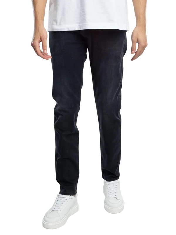 Replay men's jeans Anbass slim fit with power stretch, gray (Dark Gray 097), W32 x L32