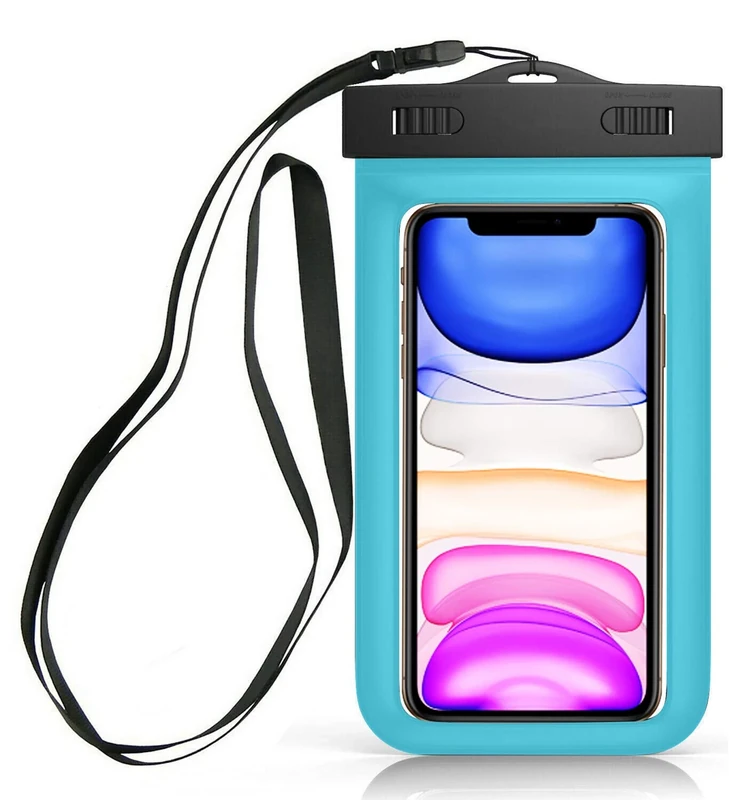 Sovica Waterproof Case Compatible with Huawei P9 Lite IPX8 Certificate Waterproof Case (Turquoise)