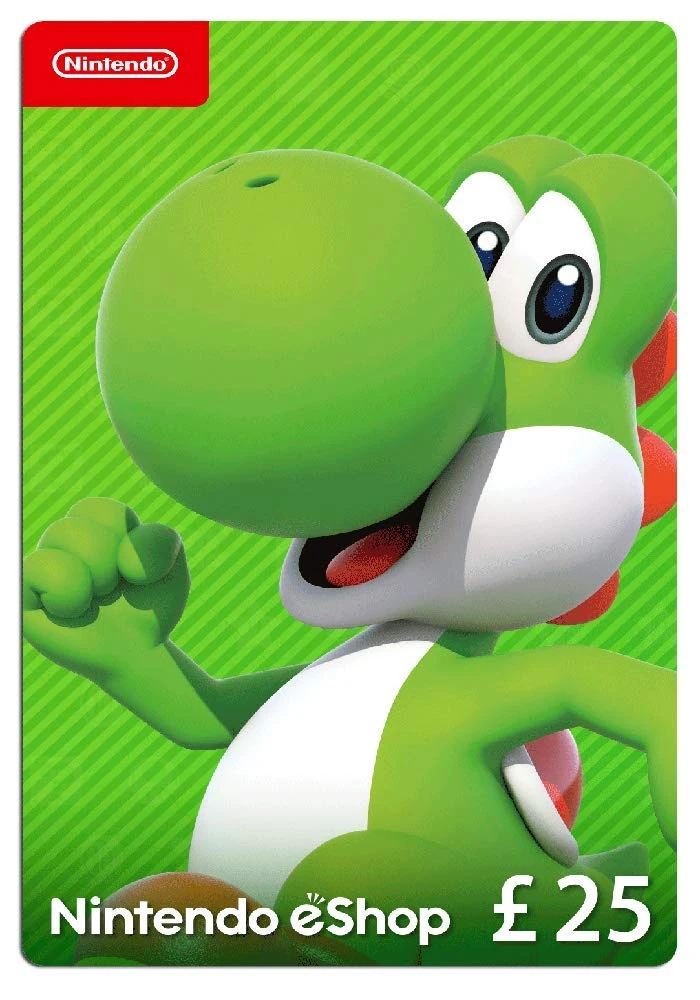 Nintendo eShop Card | 25 GBP voucher | Download Code | UK only | Switch