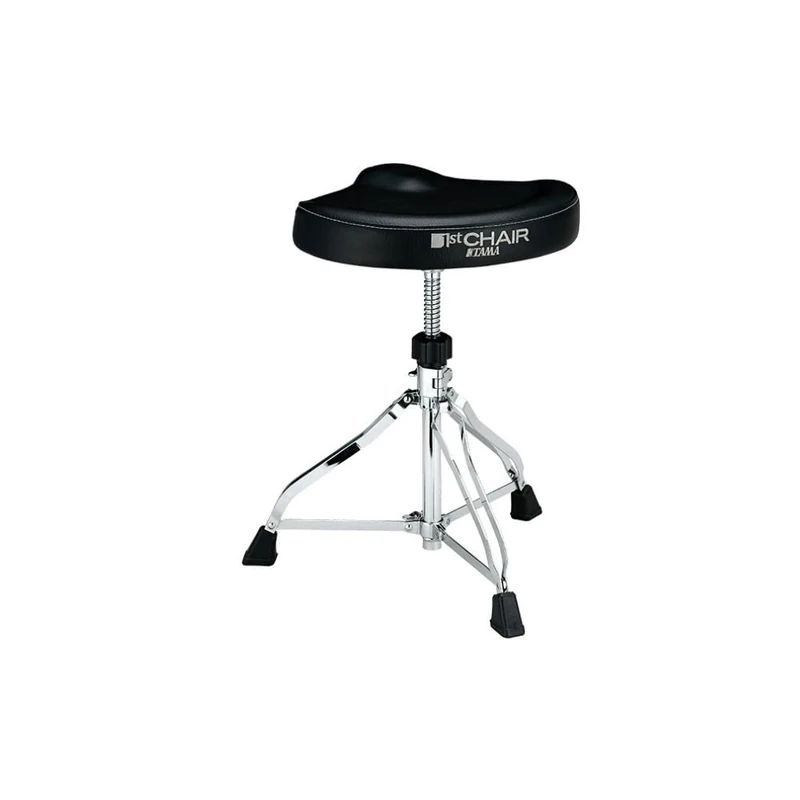 Tama HT250 1st Chair Drum Throne with Saddle Seat and Double Braced Legs - Image 1