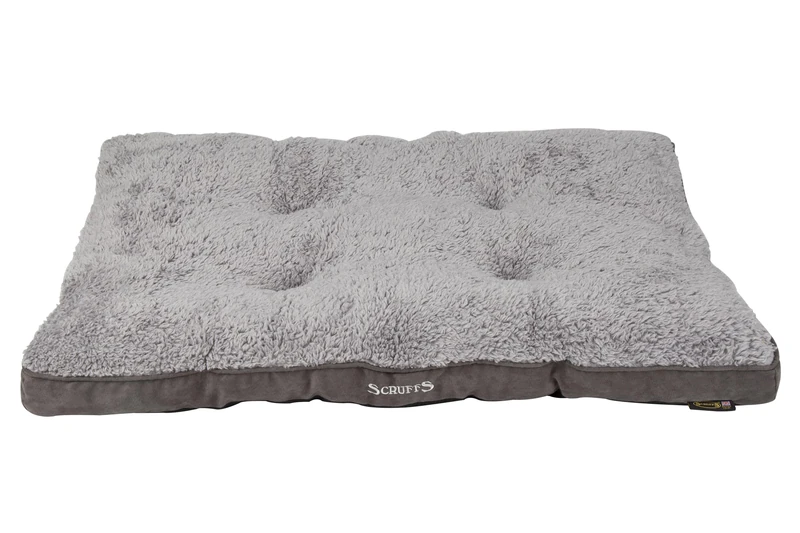 Scruffs Cosy Dog Mattress, 100 x 70cm, Grey