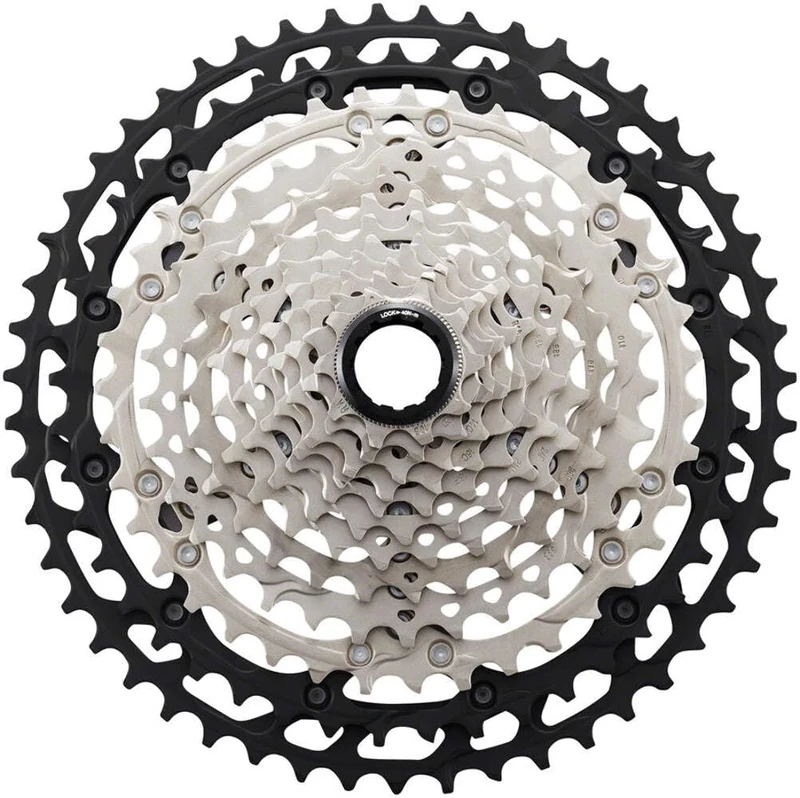 Shimano Unisex - Adult XT Cassette Sprocket, Silver, Black, 12 Speed