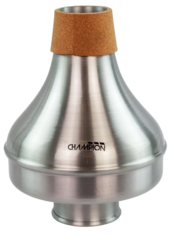 Champion Music Premium Mute Trombone Wah Wah- Aluminium/Cork - Lightweight and Easy to Use