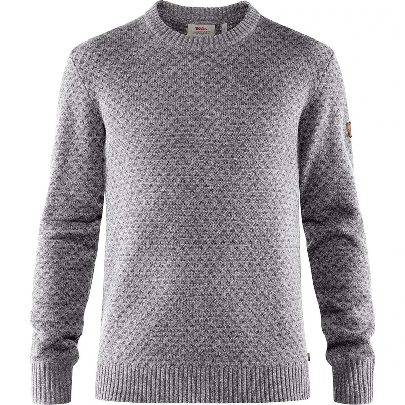 Fjallraven Men's Övik Nordic Sweater M Sweatshirt, Grey, XXL UK