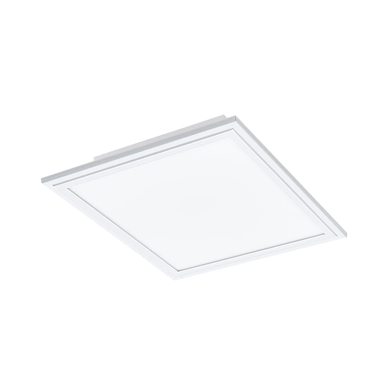 Eglo Access LED Ceiling Light Salobrena-A, 1-Flame Wall lamp, LED Ceiling lamp in White Aluminium and Plastic, with Remote, Colour Temperature Change (Warm, Neutral, Cold), dimmable, 30cm LxW