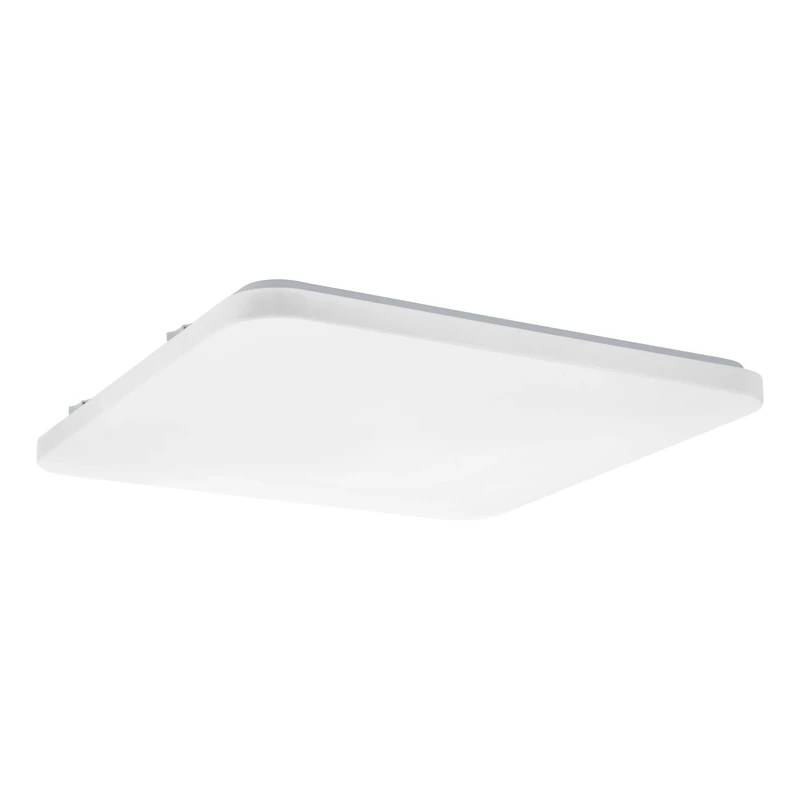 EGLO Frania LED Ceiling Light, 1-Bulb Wall Light, Ceiling Light Made of Steel and Plastic, Living Room Lamp in White, Kitchen Lamp, Hallway Lamp Ceiling in L x W 53 cm