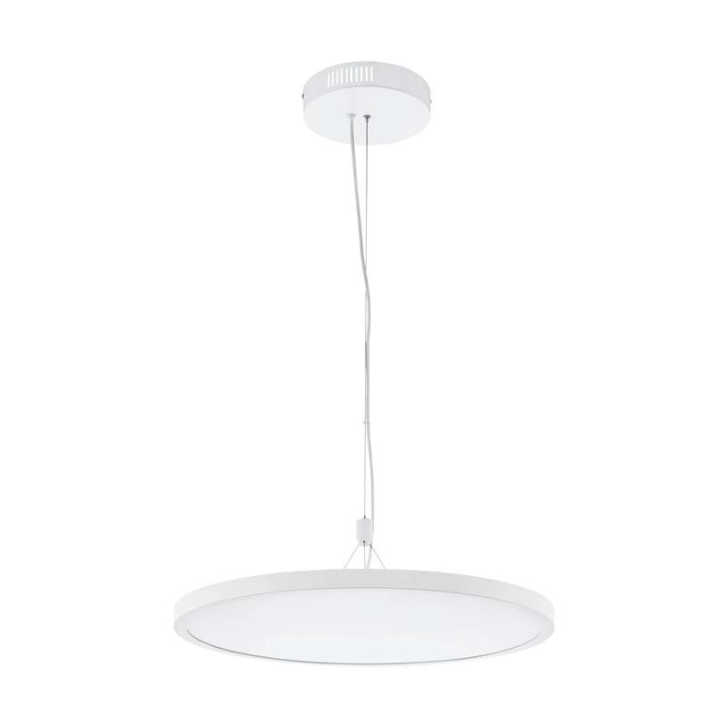 EGLO Connect Cerignola-C LED Pendant Light, 1 Bulb Pendant Light, Steel, Aluminium, Plastic, White, with Remote Control, Colour Temperature Changing (Warm, Neutral, Cold), RGB, Dimmable, Diameter 40 cm - Image 1