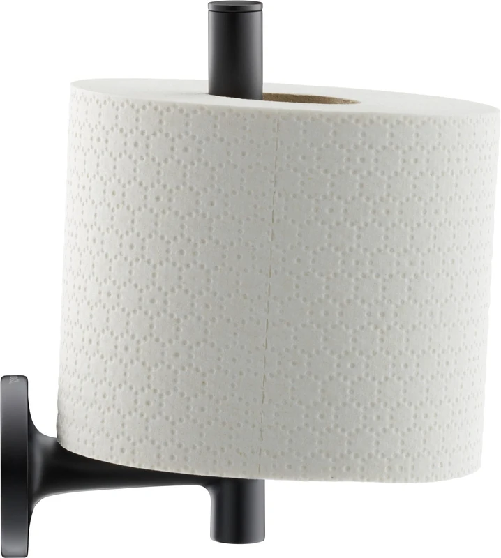 Duravit Starck T Replacement Roll Holder for 1 Roll Toilet Paper Holder Wall Mounted Black Matt