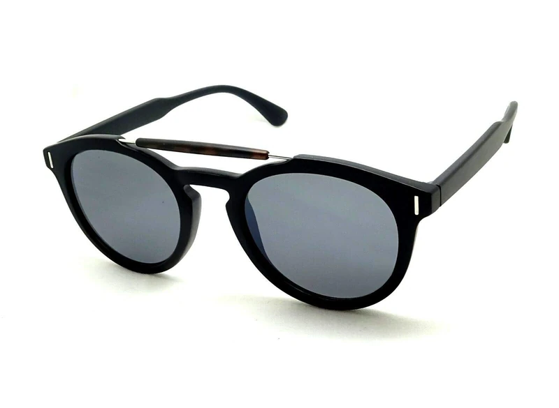Oliver Tom People Ford Pilot Sunglasses Round Double Bridge Dandy Chic Unisex - Black -