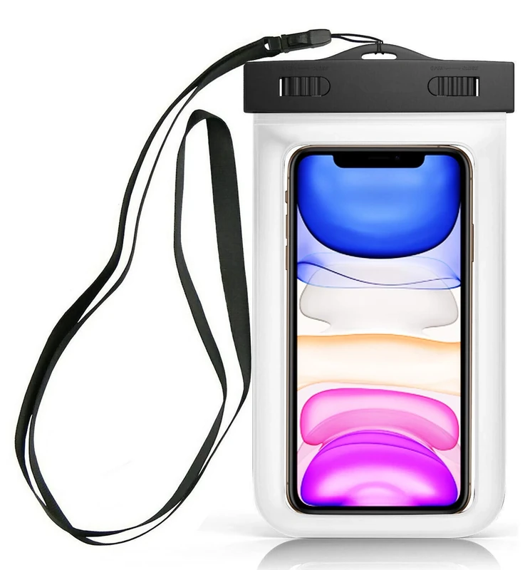 Sovica Waterproof Case Compatible with BQ Aquaris U IPX8 Certified Water Proof Bag (Transparent) - Image 1